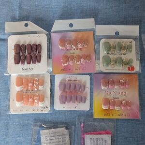 High Quality Handmade Press On Nails 6 Sets